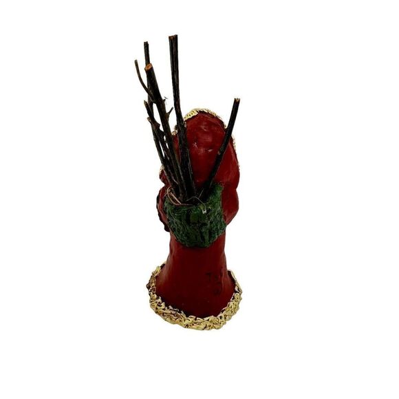 Constance Collection 4” Resin Santa Claus Figurine Christmas Old World Sticks - Picture 3 of 7